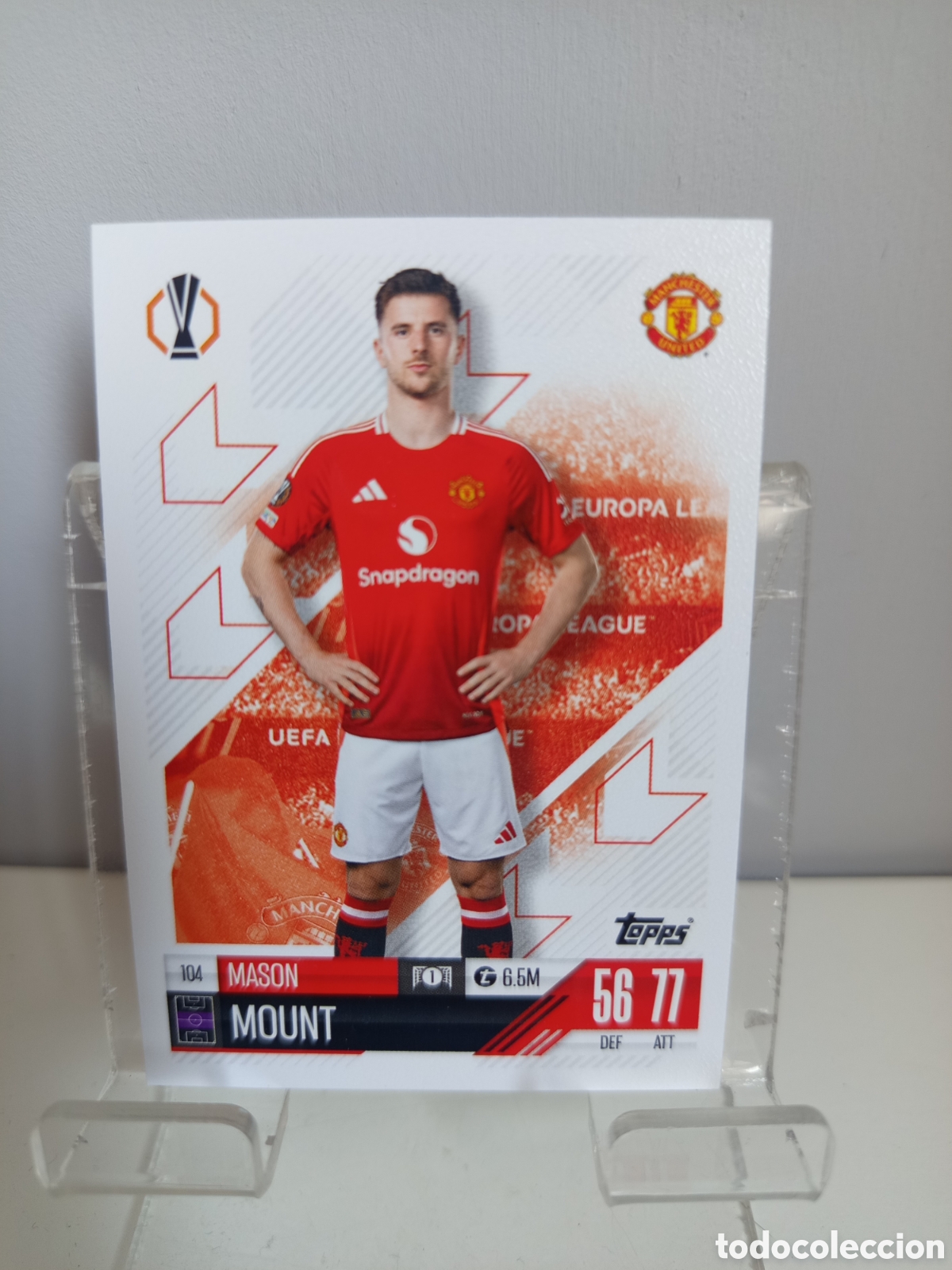Football Stickers: ❇️ CROMO CARD ⚽ MOUNT MANCHESTER UNITED 104 2024 2025 24 25 MATCH ATTAX CHAMPIONS LEAGUE TOPPS ❇️