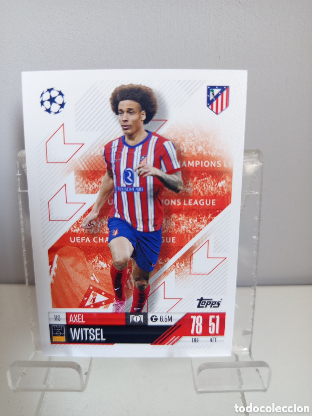 Football Stickers: ❇️ CROMO CARD ⚽ WITSEL ATL&Eacute;TICO DE MADRID 110 2024 2025 24 25 MATCH ATTAX CHAMPIONS LEAGUE TOPPS ❇️