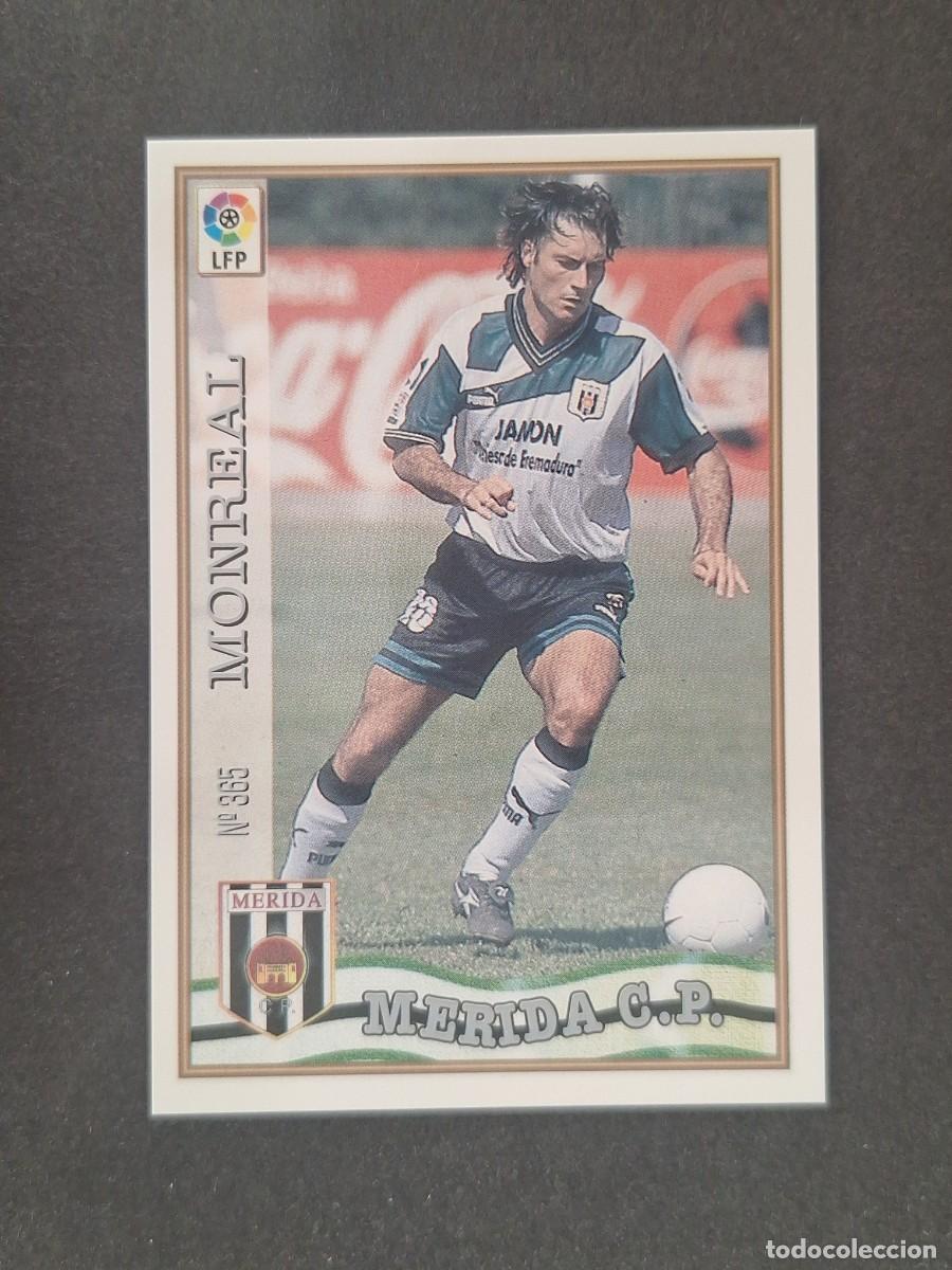 Football Stickers: L1 MONREAL C. P. MERIDA 365 MUNDICROMO LAS FICHAS DE LA LIGA 1997 1998 97 98