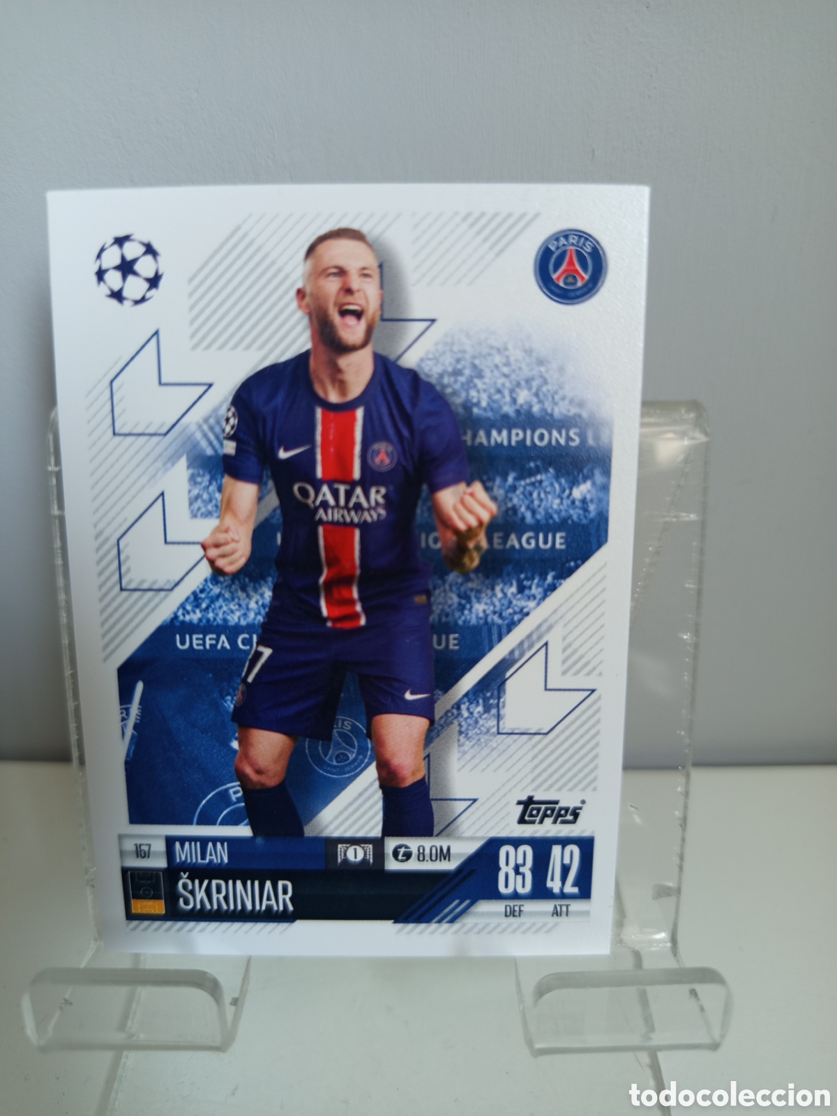 Football Stickers: ❇️ CROMO CARD ⚽ SKRINIAR PSG 157 2024 2025 24 25 MATCH ATTAX CHAMPIONS LEAGUE TOPPS ❇️