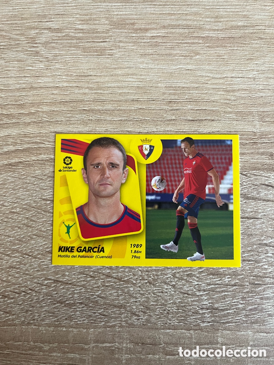 Football Stickers: 3 KIKE GARC&Iacute;A &Uacute;LTIMOS FICHAJES LIGA ESTE EDICIONES ESTE 2021 2022 21 22 OSASUNA