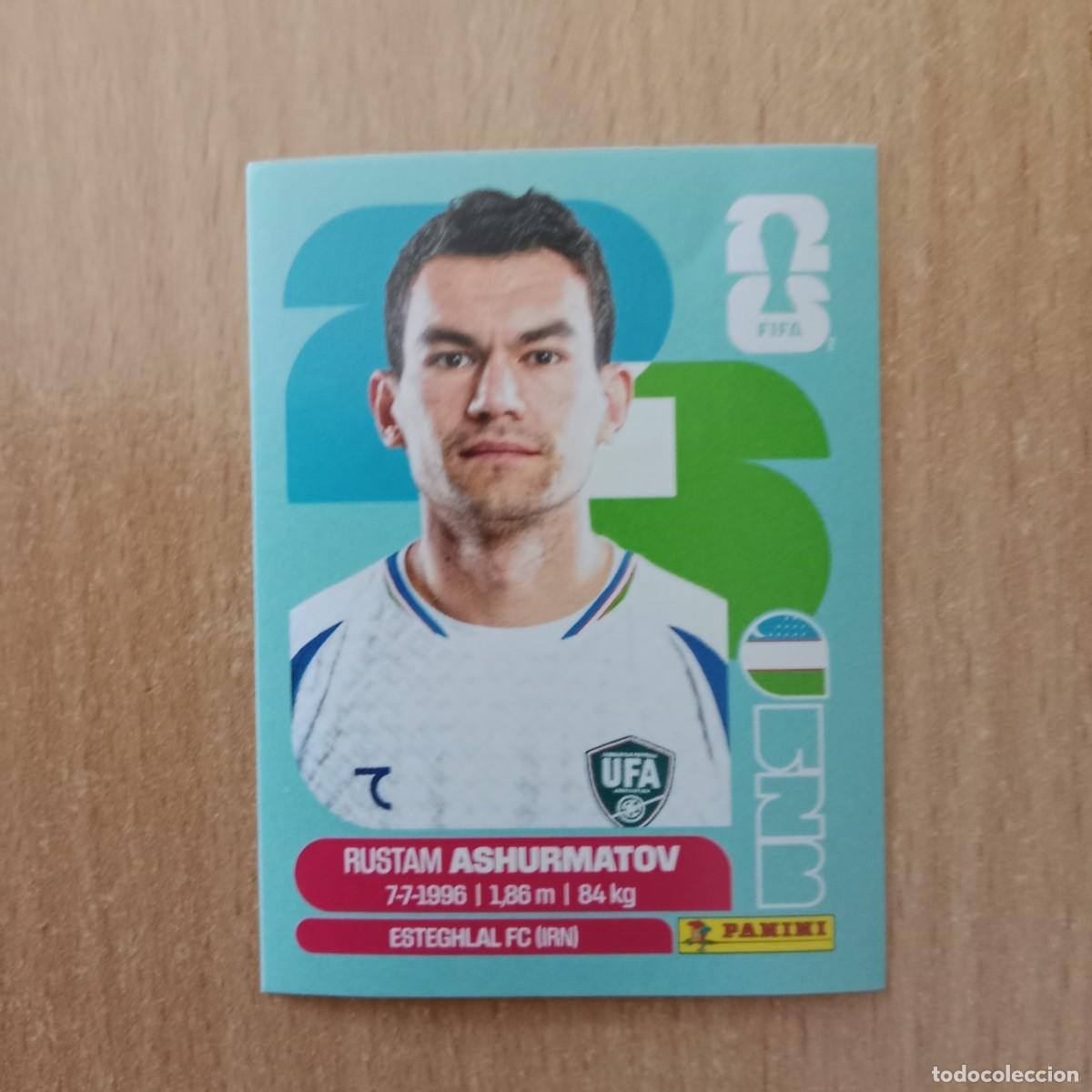Football Stickers: RUSTAM ASHURMATOV , UZBEKIST&Aacute;N , STICKER CROMO N&ordm; UZB 7 , FIFA WORLD CUP 2026 - PANINI - A&Ntilde;O 2026.