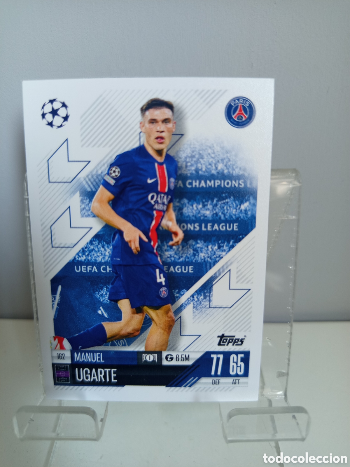 Football Stickers: ❇️ CROMO CARD ⚽ UGARTE PSG 162 2024 2025 24 25 MATCH ATTAX CHAMPIONS LEAGUE TOPPS ❇️