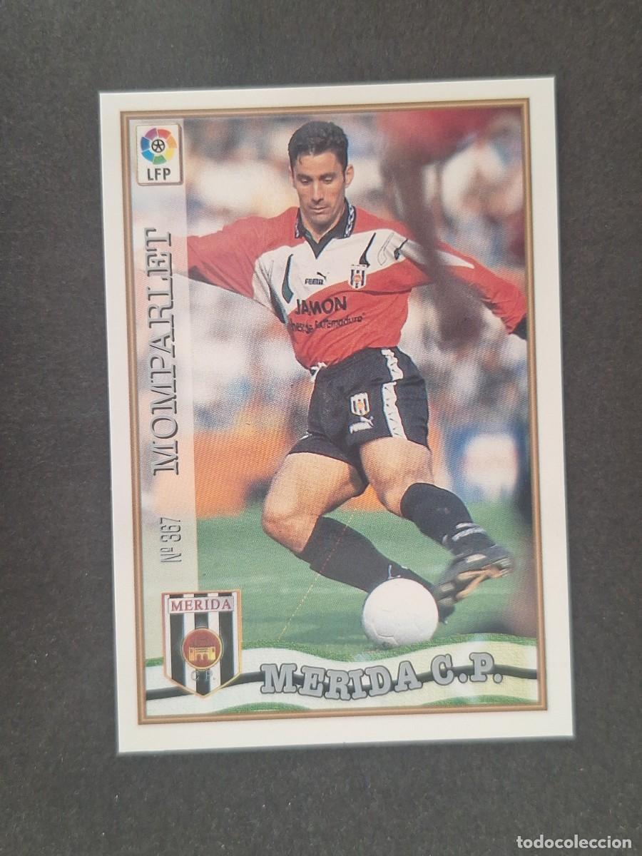 Football Stickers: L1 MOMPARLET C. P. MERIDA 367 MUNDICROMO LAS FICHAS DE LA LIGA 1997 1998 97 98