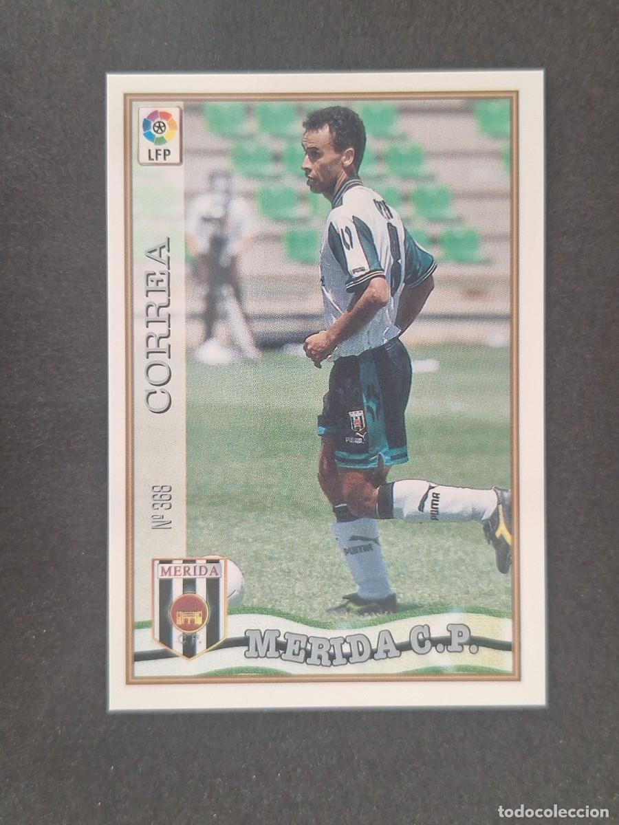 Football Stickers: L1 CORREA C. P. MERIDA 368 MUNDICROMO LAS FICHAS DE LA LIGA 1997 1998 97 98