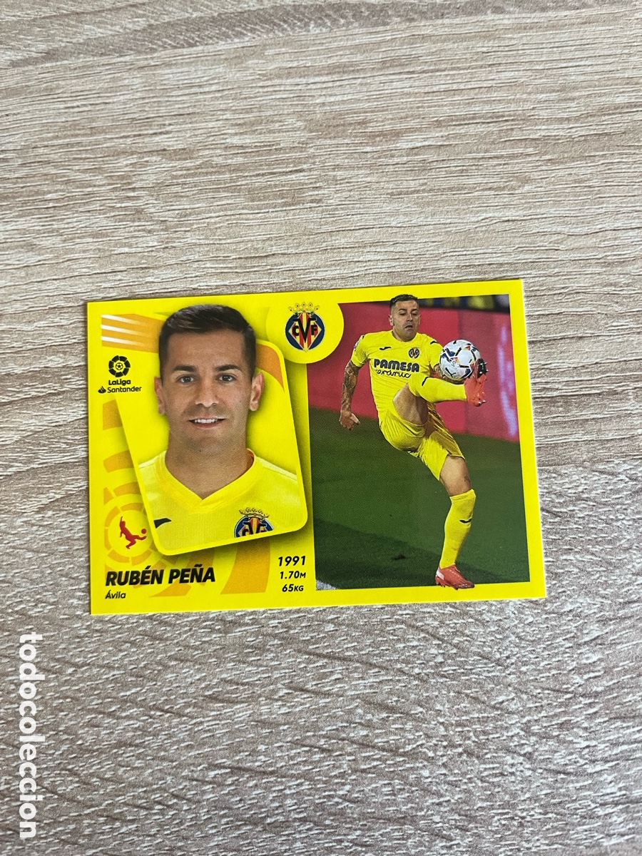 Cromos de f&uacute;tbol: 7 BIS RUB&Eacute;N PE&Ntilde;A COLOCA LIGA ESTE EDICIONES ESTE 2021 2022 21 22 VILLARREAL