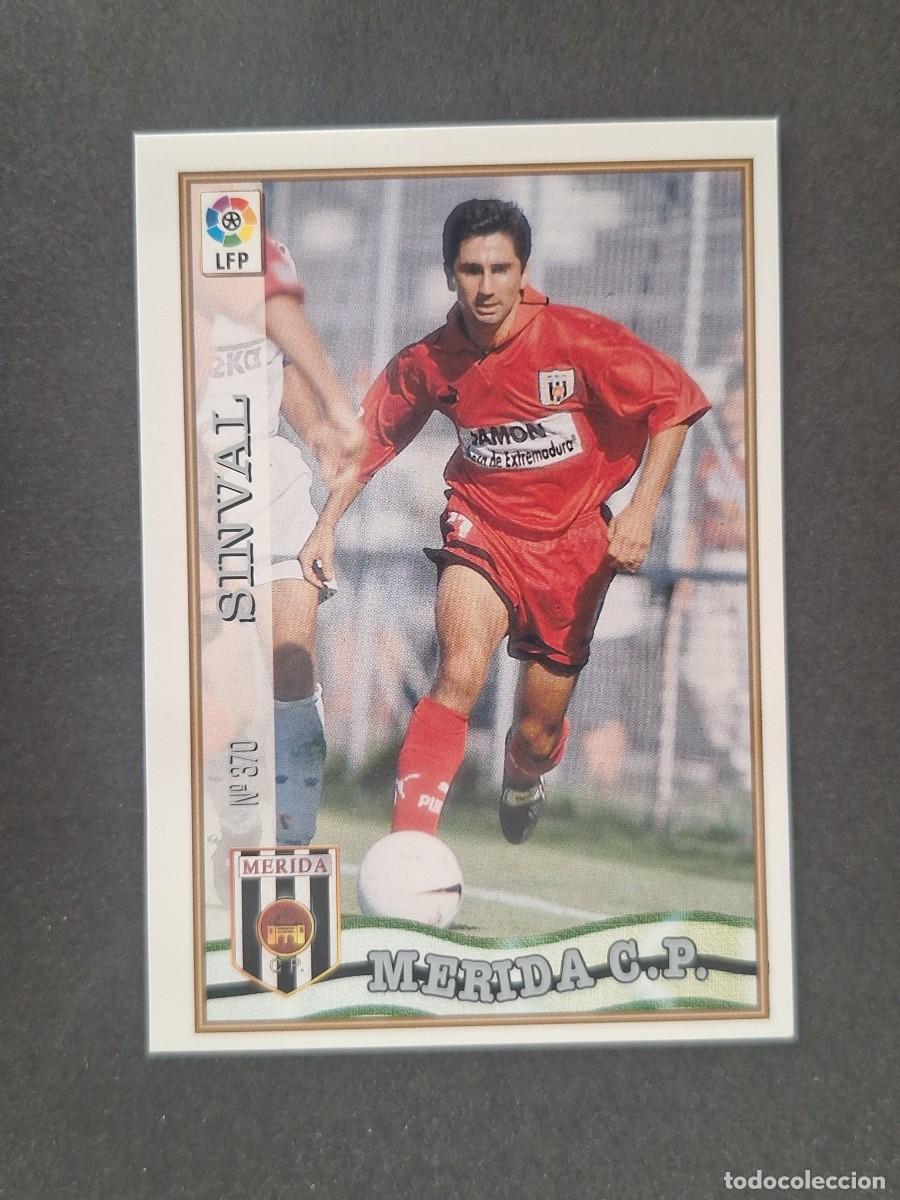 Cromos de f&uacute;tbol: L1 SINVAL C. P. MERIDA 370 MUNDICROMO LAS FICHAS DE LA LIGA 1997 1998 97 98