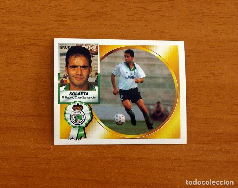 Cromos de f&uacute;tbol: Racing de Santander - Solaeta - Baja - Ediciones Este Liga 1994-1995, 94-95 - Nunca pegado