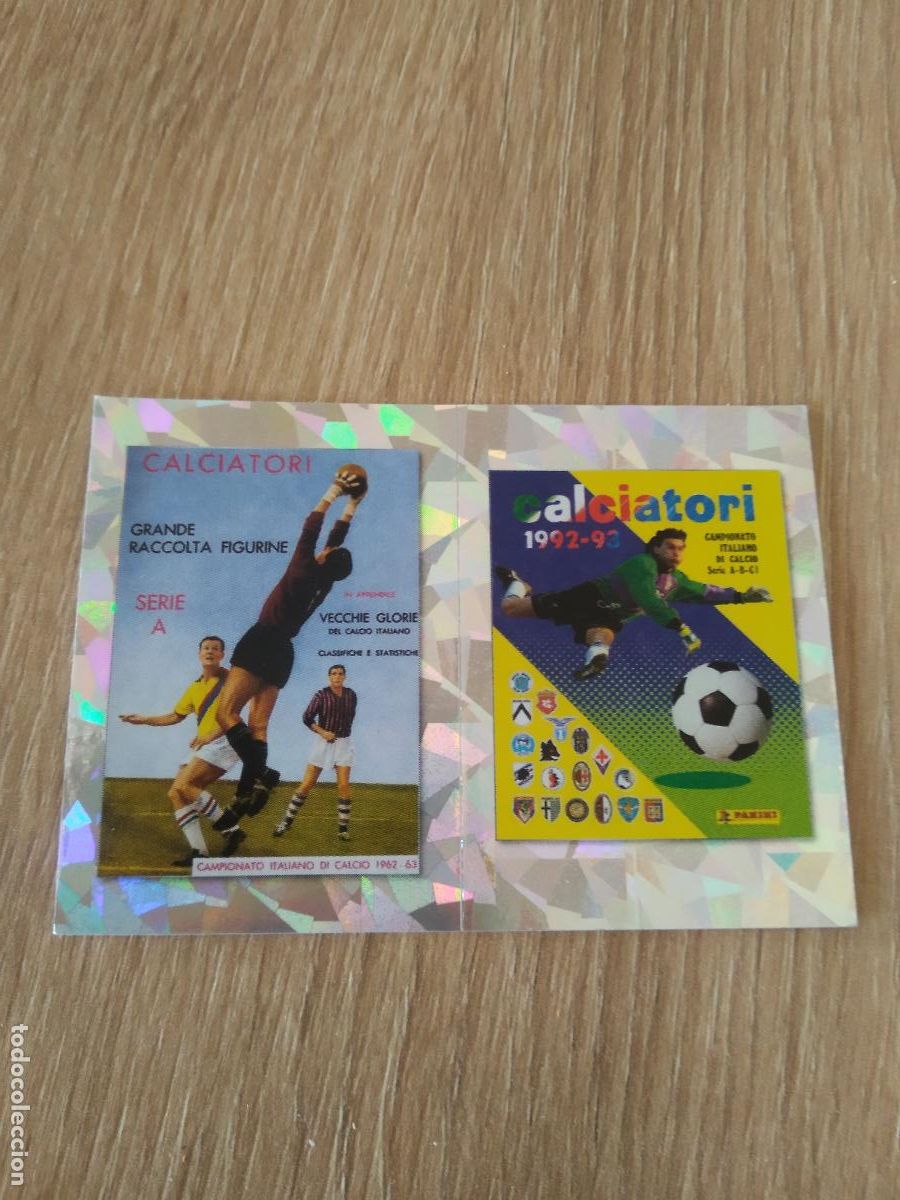 Cromos de f&uacute;tbol: 6 PORTADA 62-63 Y 92-93 CROMO FUTBOL PANINI LIGA ITALIA 20-21 CALCIATORI 2020-2021