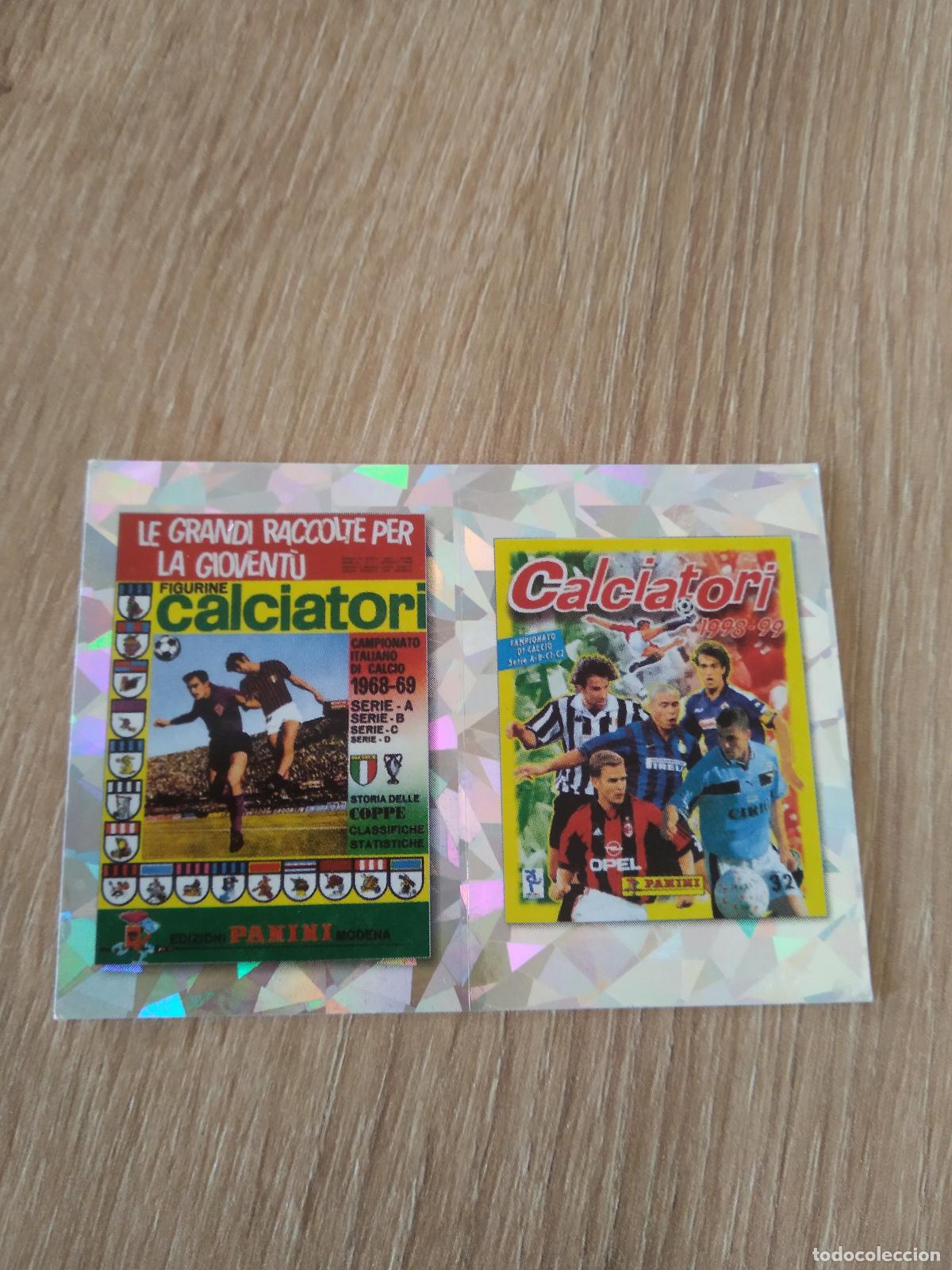 Cromos de f&uacute;tbol: 12 PORTADA 1968-69 1998-1999 CROMO FUTBOL PANINI LIGA ITALIA 20-21 CALCIATORI 2020-2021