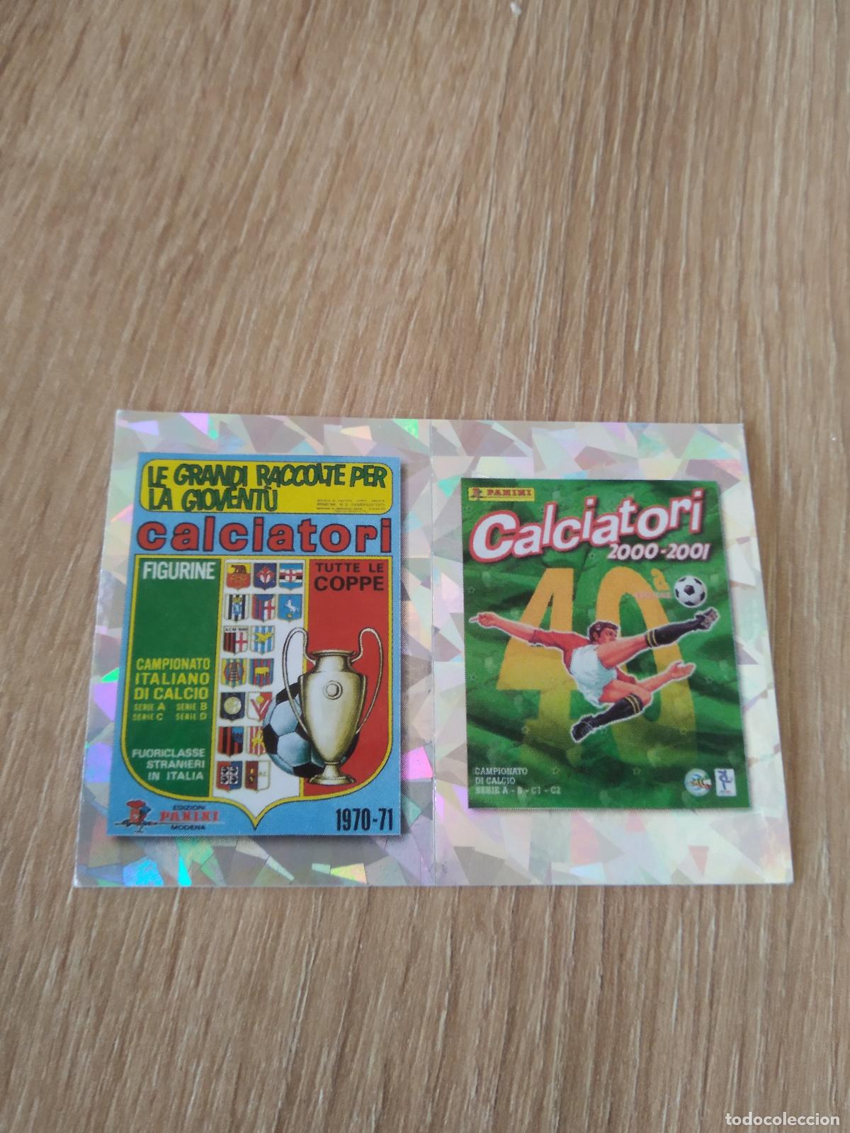 Cromos de f&uacute;tbol: 14 PORTADA 1970-1971 2000-2001 CROMO FUTBOL PANINI LIGA ITALIA 20-21 CALCIATORI 2020-2021