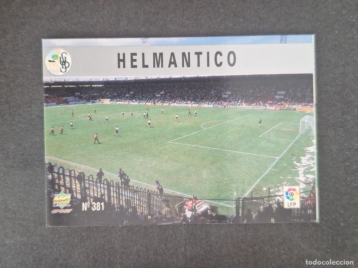 Cromos de f&uacute;tbol: L1 ESTADIO HELMANTICO U. D. SALAMANCA 381 MUNDICROMO LAS FICHAS DE LA LIGA 1997 1998 97 98