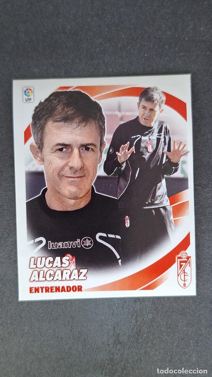 Cromos de f&uacute;tbol: L4 LUCAS ALCARAZ ENTRENADOR GRANADA C. F. MERCADO INVIERNO LIGA ESTE 2012 2013 12 13 NUNCA PEGADO