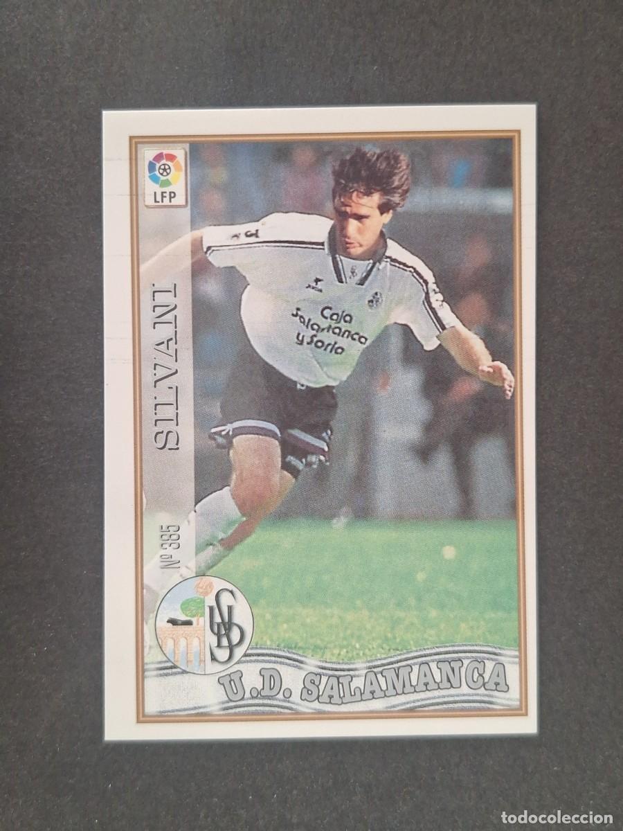 Cromos de f&uacute;tbol: L1 SILVANI U. D. SALAMANCA 385 MUNDICROMO LAS FICHAS DE LA LIGA 1997 1998 97 98