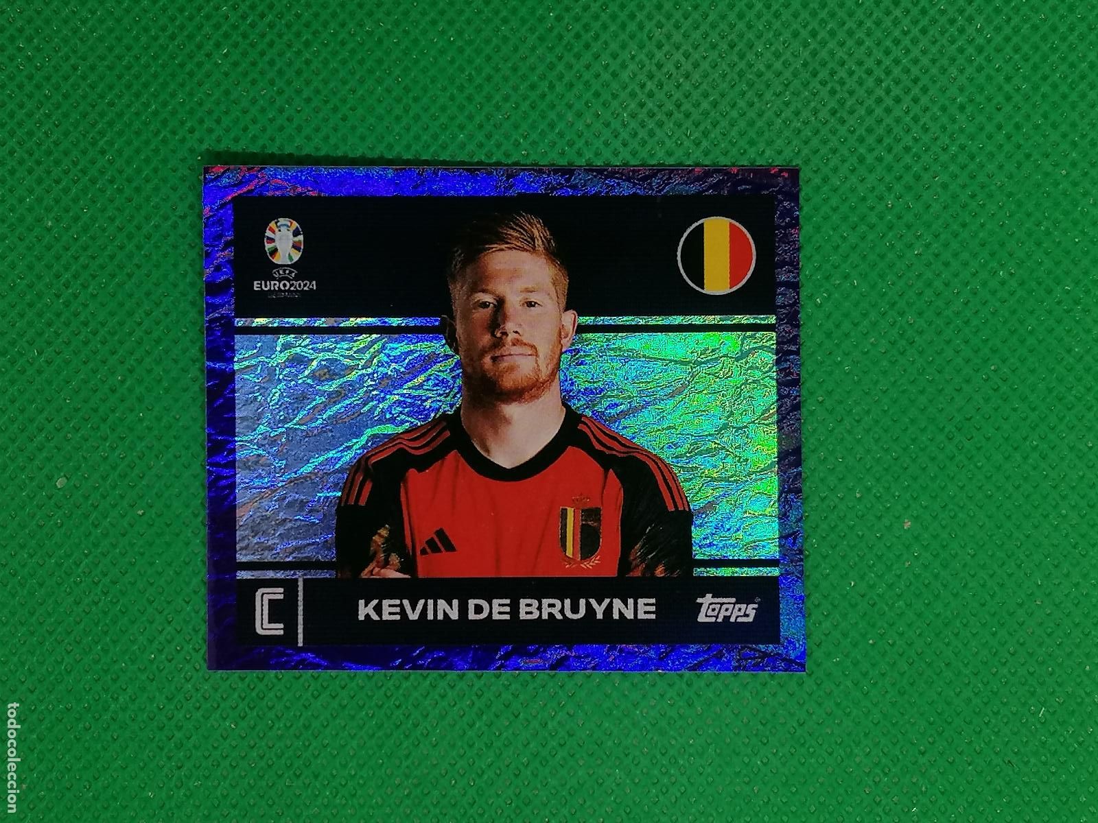 Cromos de f&uacute;tbol: BEL 2 BEL2 KEVIN DE BRUYNE BELGICA PARALELA PURPLE ⚽ TOPPS EURO 2024 24 GERMANY STICKERS ⚽