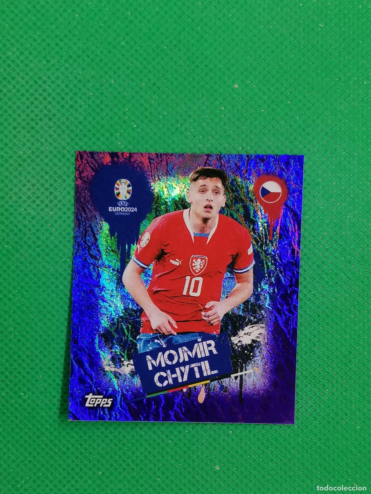 Cromos de f&uacute;tbol: CZE 3 CZE3 MOJMIR CHYTIL REPUBLICA CHECA PARALELA PURPLE ⚽ TOPPS EURO 2024 24 GERMANY STICKERS ⚽