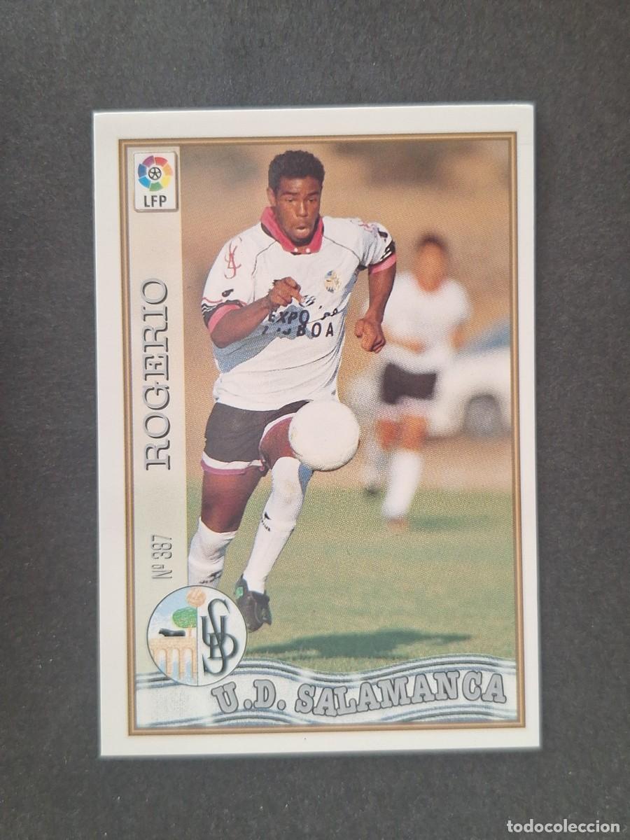 Cromos de f&uacute;tbol: L1 ROGERIO U. D. SALAMANCA 387 MUNDICROMO LAS FICHAS DE LA LIGA 1997 1998 97 98
