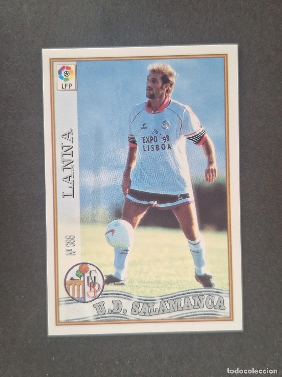 Cromos de f&uacute;tbol: L1 LANNA U. D. SALAMANCA 388 MUNDICROMO LAS FICHAS DE LA LIGA 1997 1998 97 98
