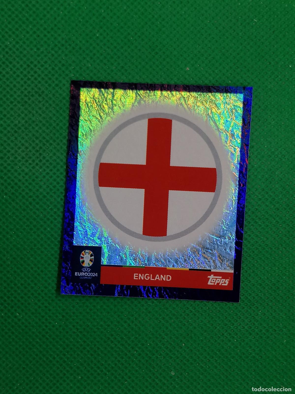 Cromos de f&uacute;tbol: ENG 1 ENG1 ESCUDO INGLATERRA PARALELA ⚽ TOPPS EURO 2024 24 GERMANY STICKERS ⚽