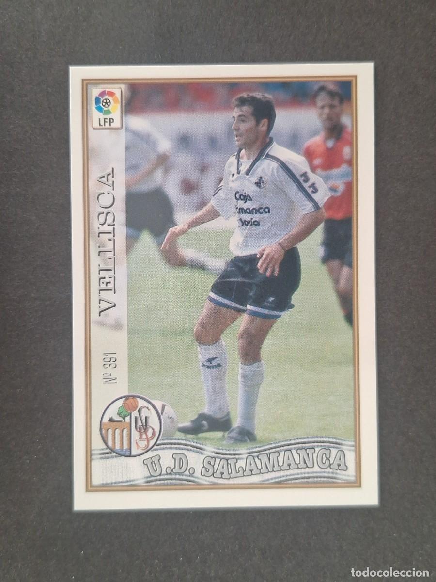 Figurine di Calcio: L1 VELLISCA U. D. SALAMANCA 391 MUNDICROMO LAS FICHAS DE LA LIGA 1997 1998 97 98