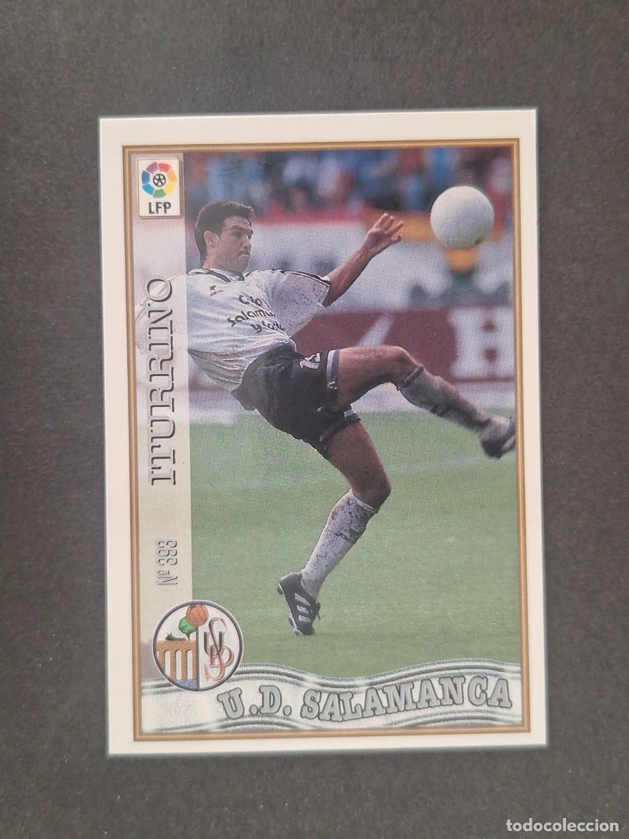 Cromos de f&uacute;tbol: L1 ITURRINO U. D. SALAMANCA 393 MUNDICROMO LAS FICHAS DE LA LIGA 1997 1998 97 98