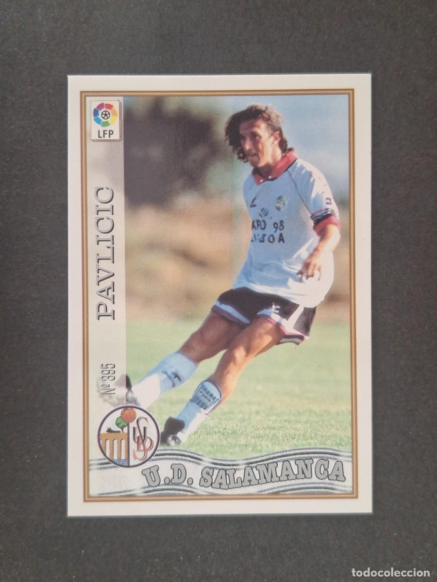 Cromos de f&uacute;tbol: L1 PAVLICIC U. D. SALAMANCA 395 MUNDICROMO LAS FICHAS DE LA LIGA 1997 1998 97 98