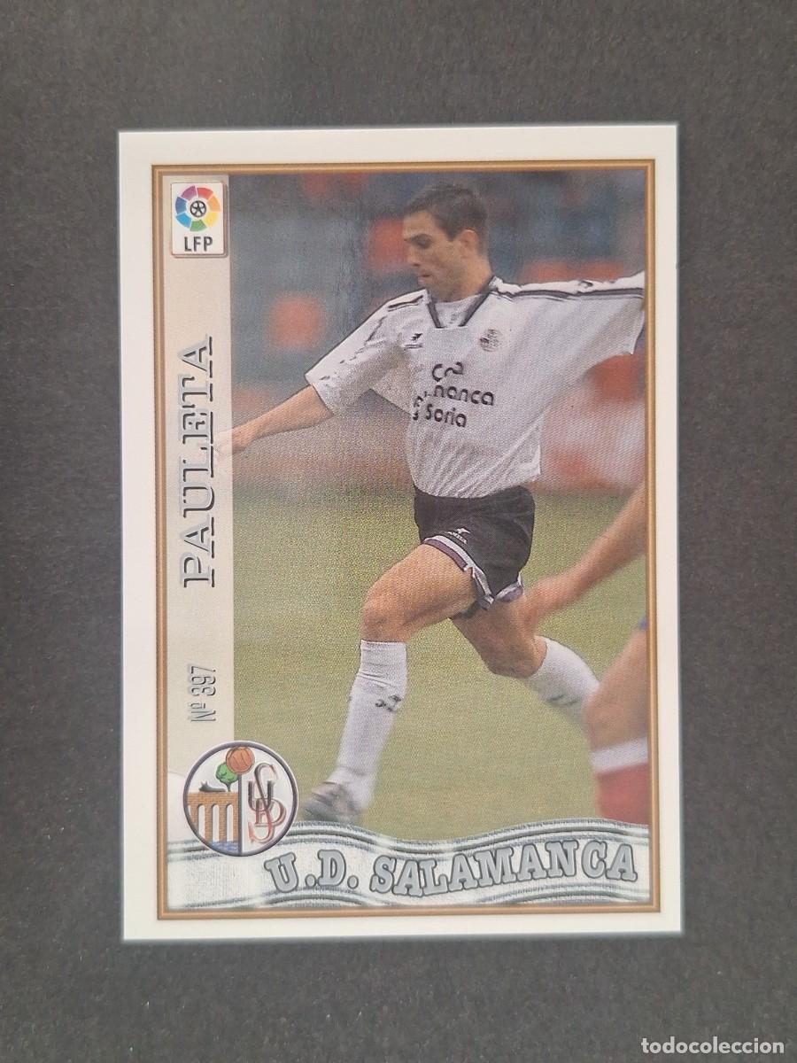 Cromos de f&uacute;tbol: L1 PAULETA U. D. SALAMANCA 397 MUNDICROMO LAS FICHAS DE LA LIGA 1997 1998 97 98