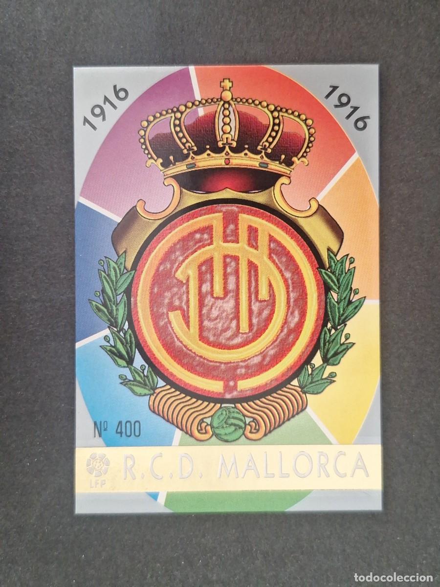 Cromos de f&uacute;tbol: L1 ESCUDO R. C. D. MALLORCA 400 MUNDICROMO LAS FICHAS DE LA LIGA 1997 1998 97 98