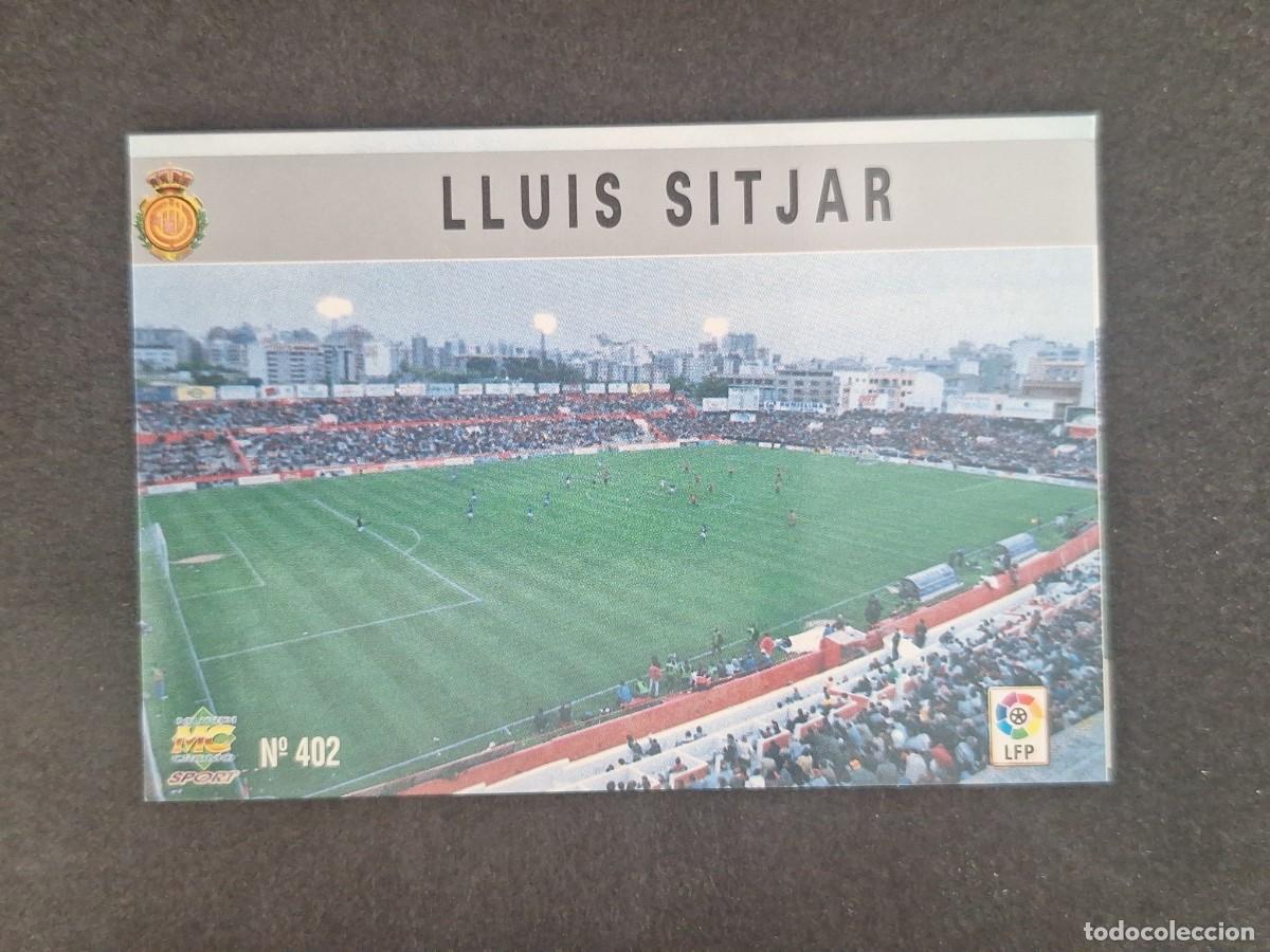 Cromos de f&uacute;tbol: L1 ESTADIO LLUIS SITJAR R. C. D. MALLORCA 402 MUNDICROMO LAS FICHAS DE LA LIGA 1997 1998 97 98
