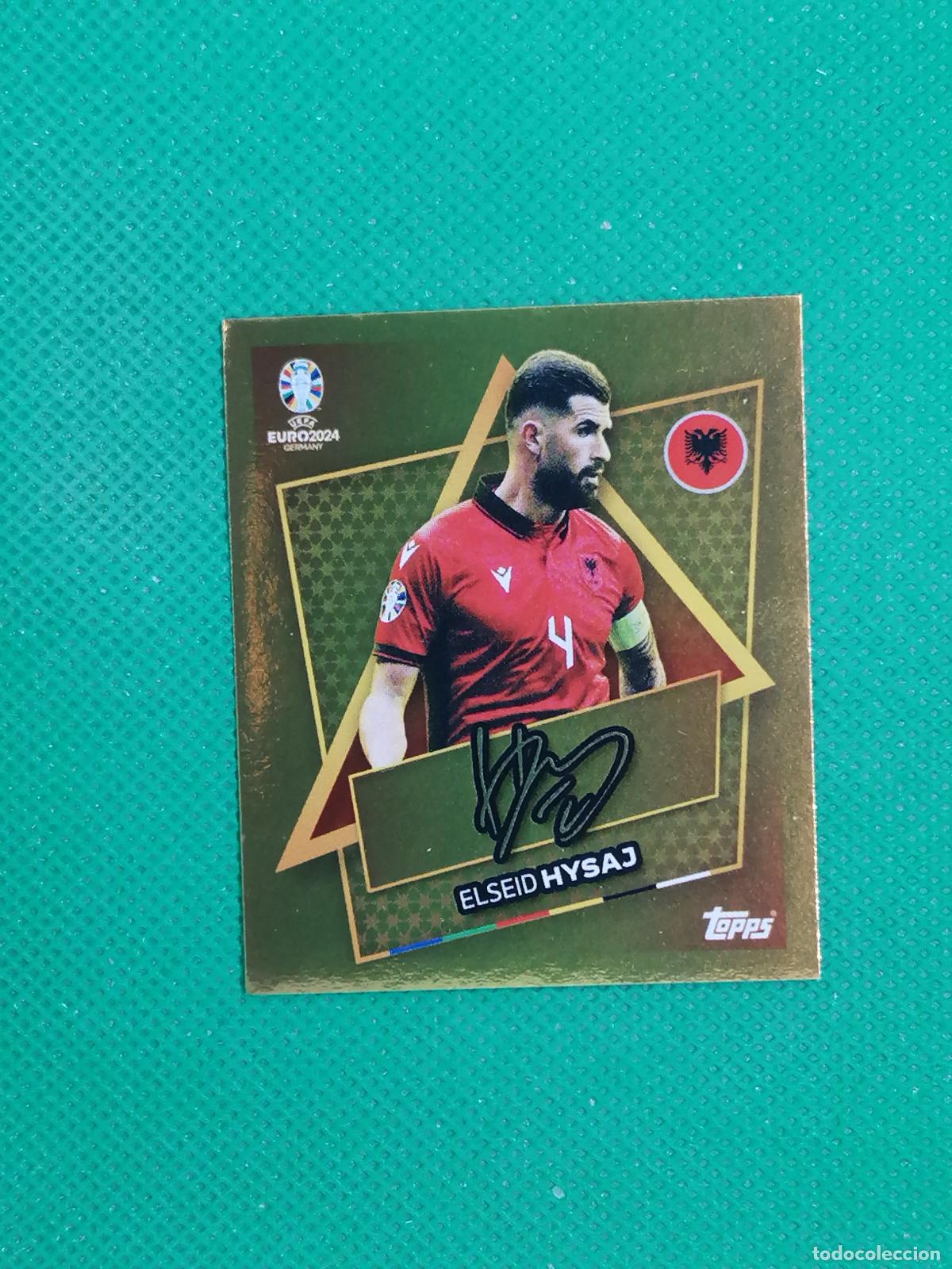 Cromos de Futebol: ALB SP ALBSP ELSEID HYSAJ ALBANIA FIRMA ⚽ TOPPS EURO 2024 24 GERMANY STICKERS ⚽