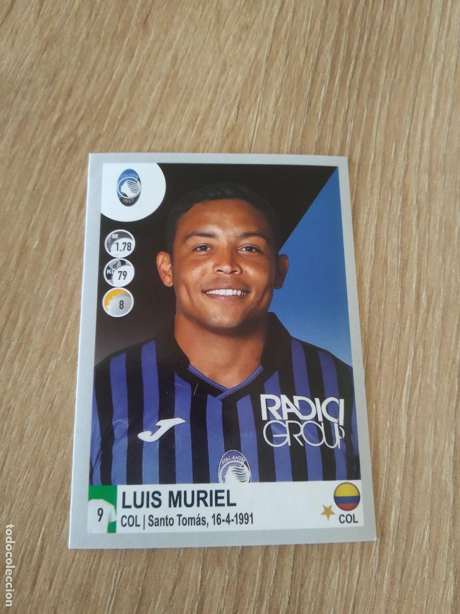 Cromos de Futebol: 56 LUIS MURIEL ATALANTA CROMO FUTBOL PANINI LIGA ITALIA 20-21 CALCIATORI 2020-2021