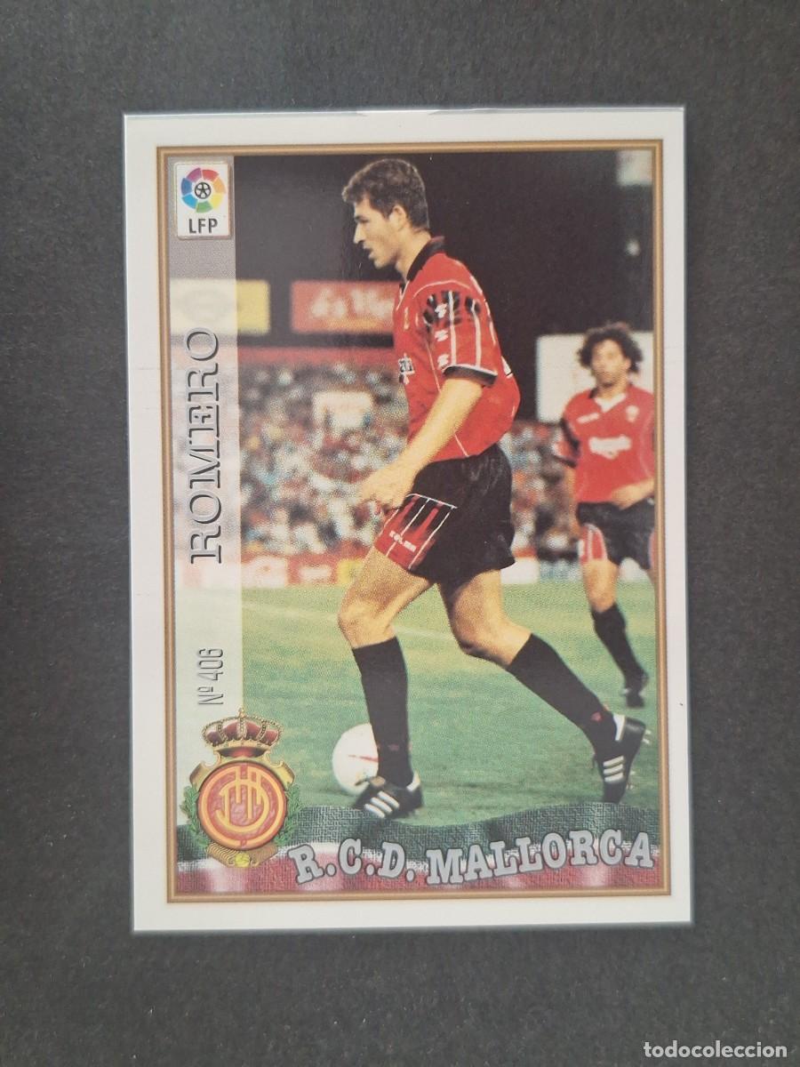Fu&szlig;ball-Sticker: L1 ROMERO R. C. D. MALLORCA 406 MUNDICROMO LAS FICHAS DE LA LIGA 1997 1998 97 98