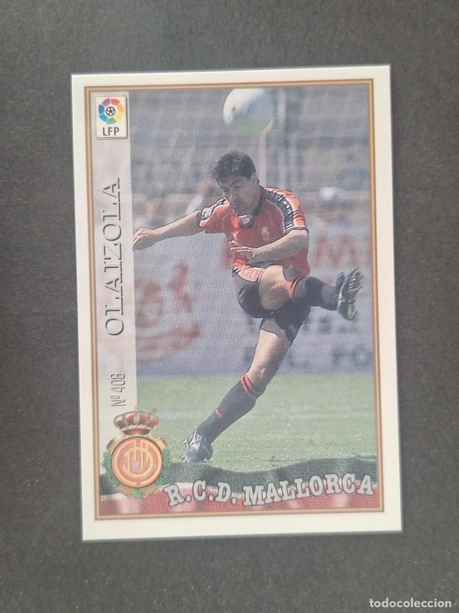 Fu&szlig;ball-Sticker: L1 OLAIZOLA R. C. D. MALLORCA 408 MUNDICROMO LAS FICHAS DE LA LIGA 1997 1998 97 98