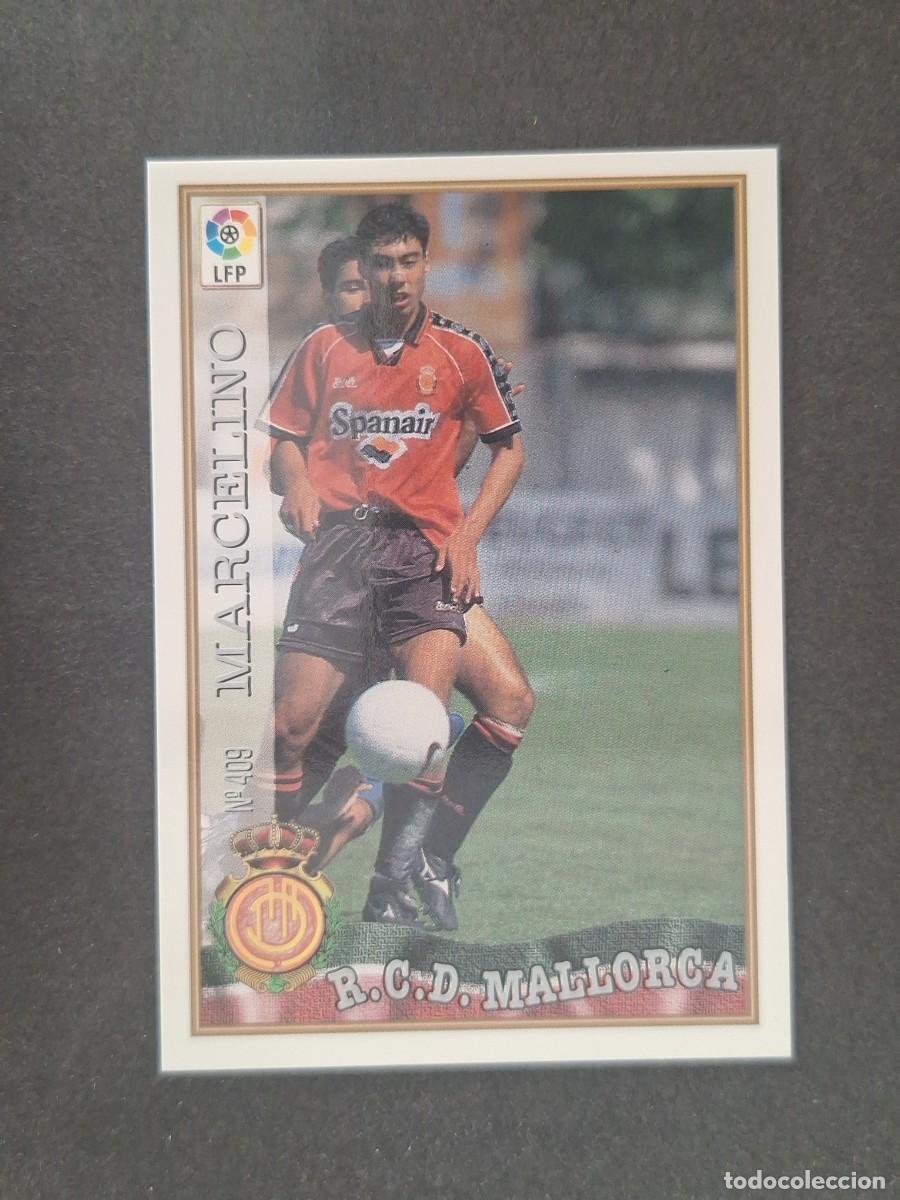 Fu&szlig;ball-Sticker: L1 MARCELINO R. C. D. MALLORCA 409 MUNDICROMO LAS FICHAS DE LA LIGA 1997 1998 97 98