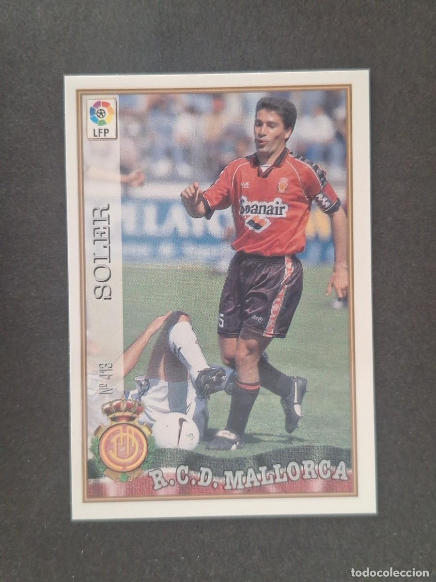 Fu&szlig;ball-Sticker: L1 SOLER R. C. D. MALLORCA 413 MUNDICROMO LAS FICHAS DE LA LIGA 1997 1998 97 98