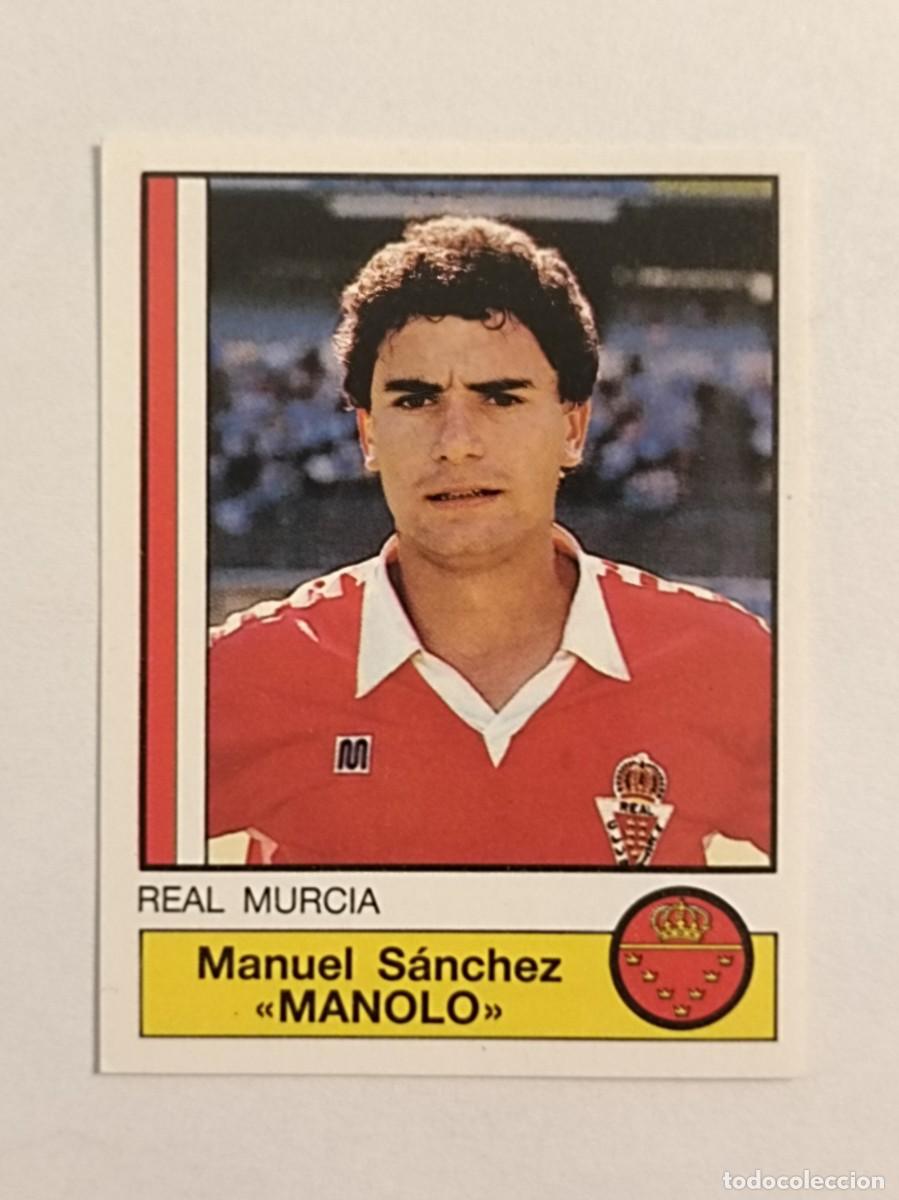 Fu&szlig;ball-Sticker: #165 MANOLO (REAL MURCIA) FUTBOL 87 PANINI