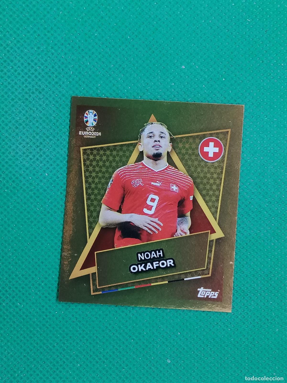 Fu&szlig;ball-Sticker: SUI SP SUISP NOAH OKAFOR SUIZA FIRMA ⚽ TOPPS EURO 2024 24 GERMANY STICKERS ⚽