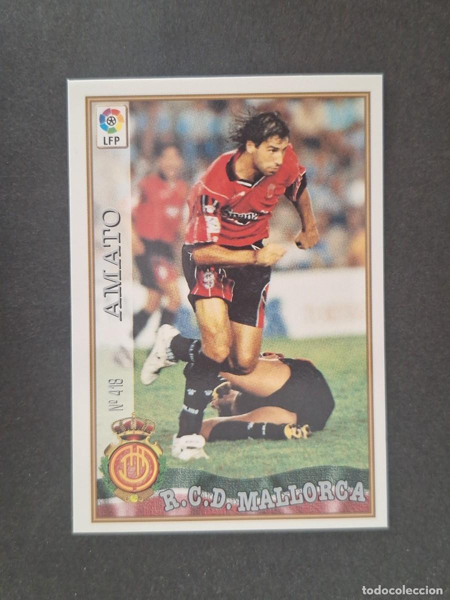 Football Stickers: L1 AMATO R. C. D. MALLORCA 418 MUNDICROMO LAS FICHAS DE LA LIGA 1997 1998 97 98