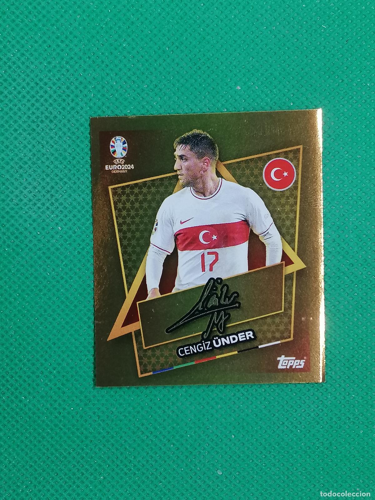 Football Stickers: TUR SP TURSP CENGIZ UNDER TURQUIA FIRMA ⚽ TOPPS EURO 2024 24 GERMANY STICKERS ⚽