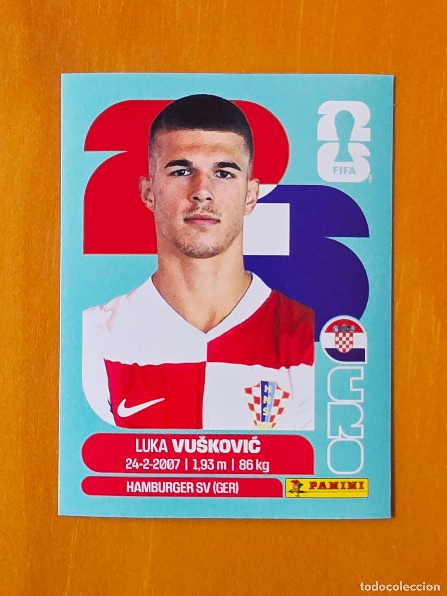 Cromos de Futebol: CRO 6 Luka Vu&scaron;ković, Croacia, Panini FIFA World Cup Mundial 2026 Sticker