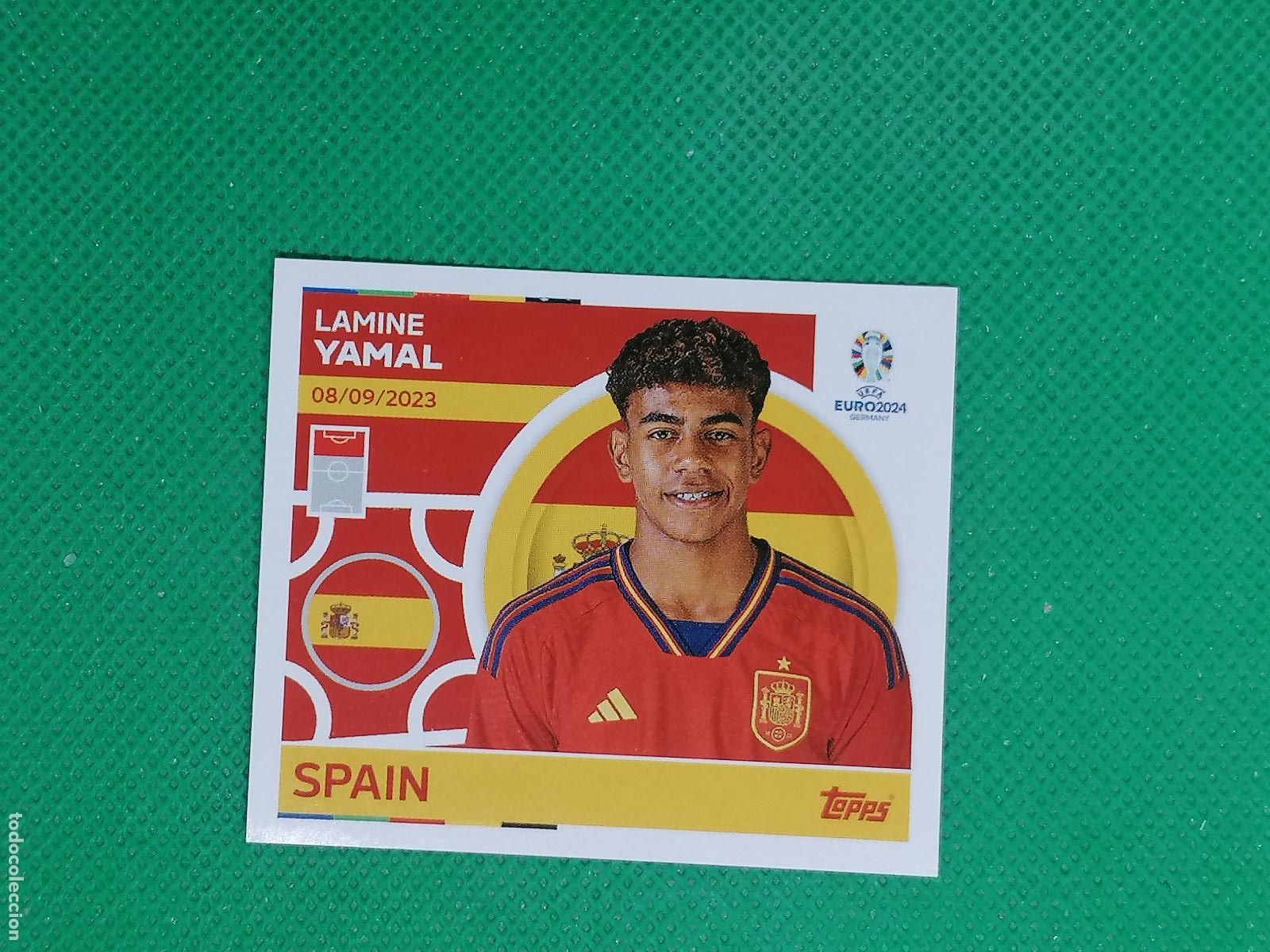 Cromos de Futebol: ESP 19 ESP19 LAMINE YAMAL ESPA&Ntilde;A SPAIN ROOKIE ⚽ TOPPS EURO 2024 24 GERMANY STICKERS ⚽