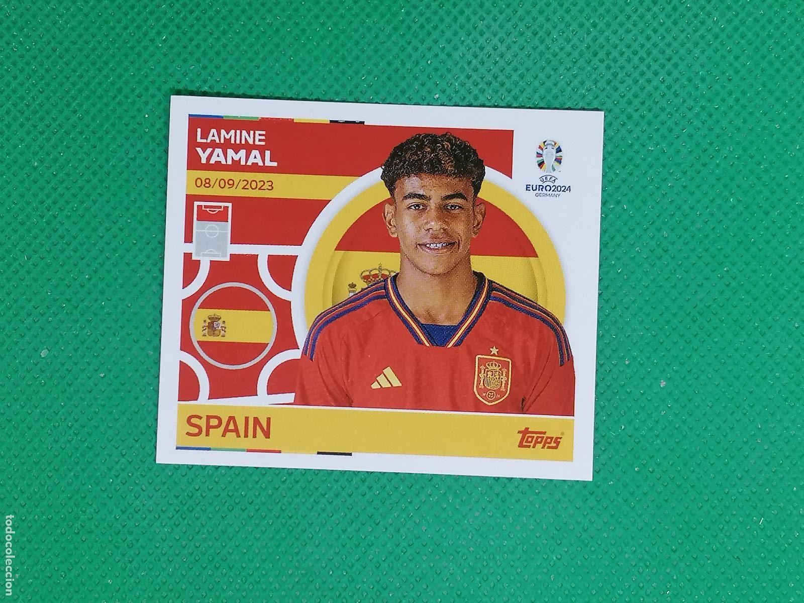 Cromos de Futebol: ESP 19 ESP19 LAMINE YAMAL ESPA&Ntilde;A SPAIN ROOKIE ⚽ TOPPS EURO 2024 24 GERMANY STICKERS ⚽