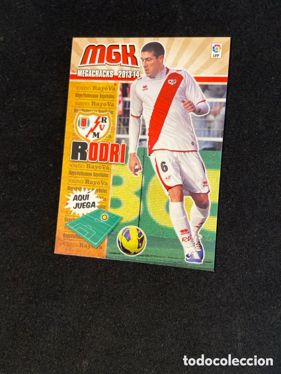 Cromos de Futebol: RODRI 257 (RAYO VALLECANO) PANINI