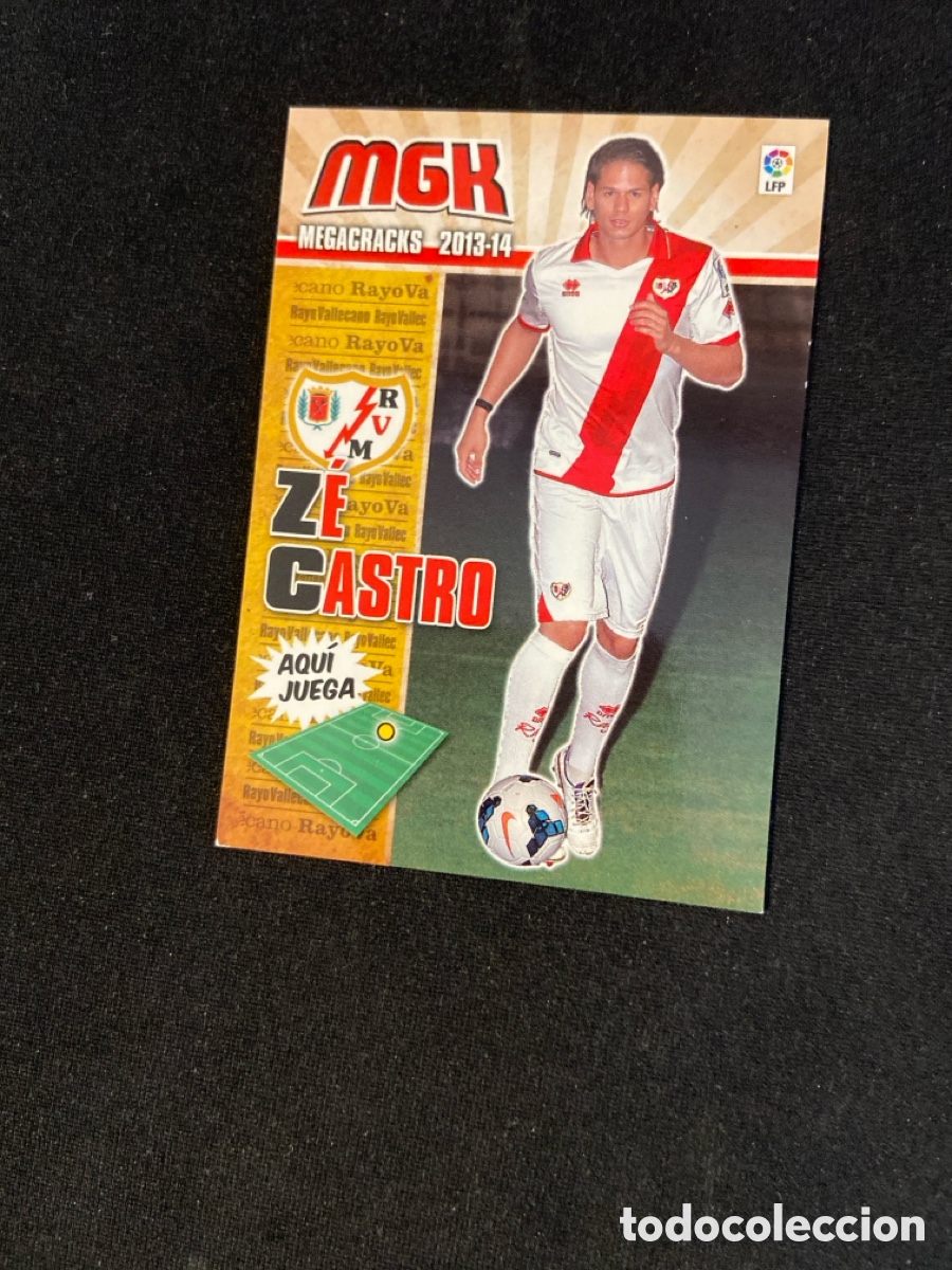 Cromos de f&uacute;tbol: ZE CASTRO 257 BIS (RAYO VALLECANO)