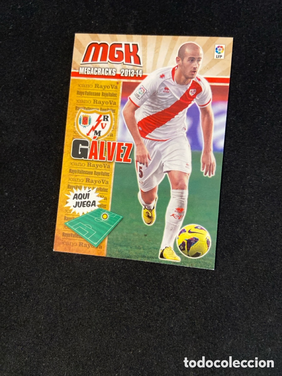 Cromos de f&uacute;tbol: GALVEZ 258 (RAYO VALLECANO) PANINI
