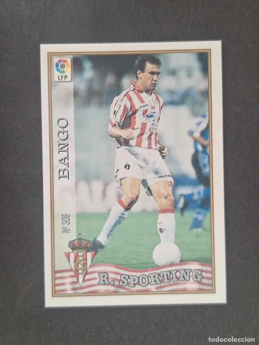 Cromos de f&uacute;tbol: L1 BANGO SPORTING DE GIJON 308 MUNDICROMO LAS FICHAS DE LA LIGA 1997 1998 97 98