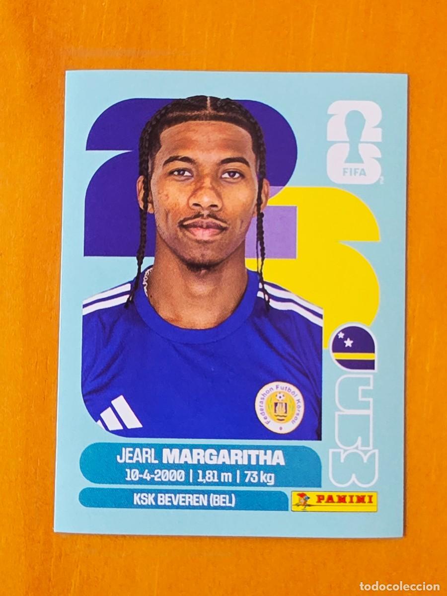 Cromos de f&uacute;tbol: CUW 16 Jearl Margaritha, Curazao, Panini FIFA World Cup Mundial 2026 Sticker