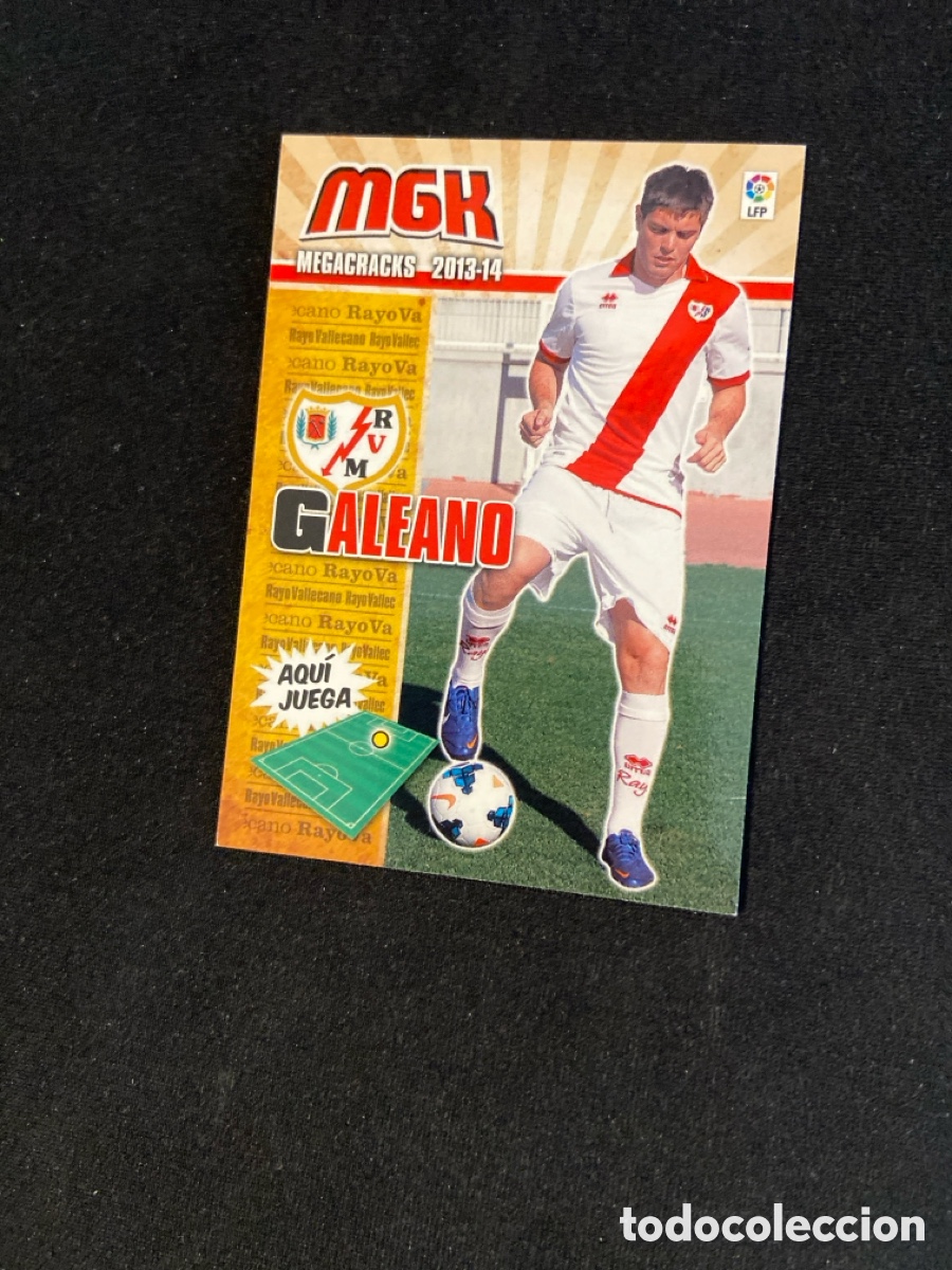 Cromos de f&uacute;tbol: GALEANO 259 BIS (RAYO VALLECANO)