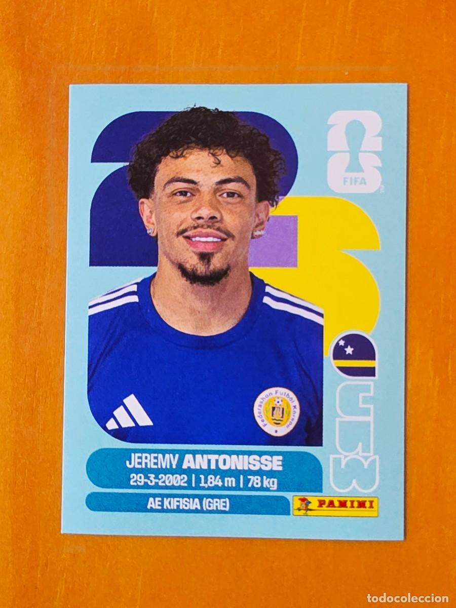Cromos de f&uacute;tbol: CUW 18 Jeremy Antonisse, Curazao, Panini FIFA World Cup Mundial 2026 Sticker