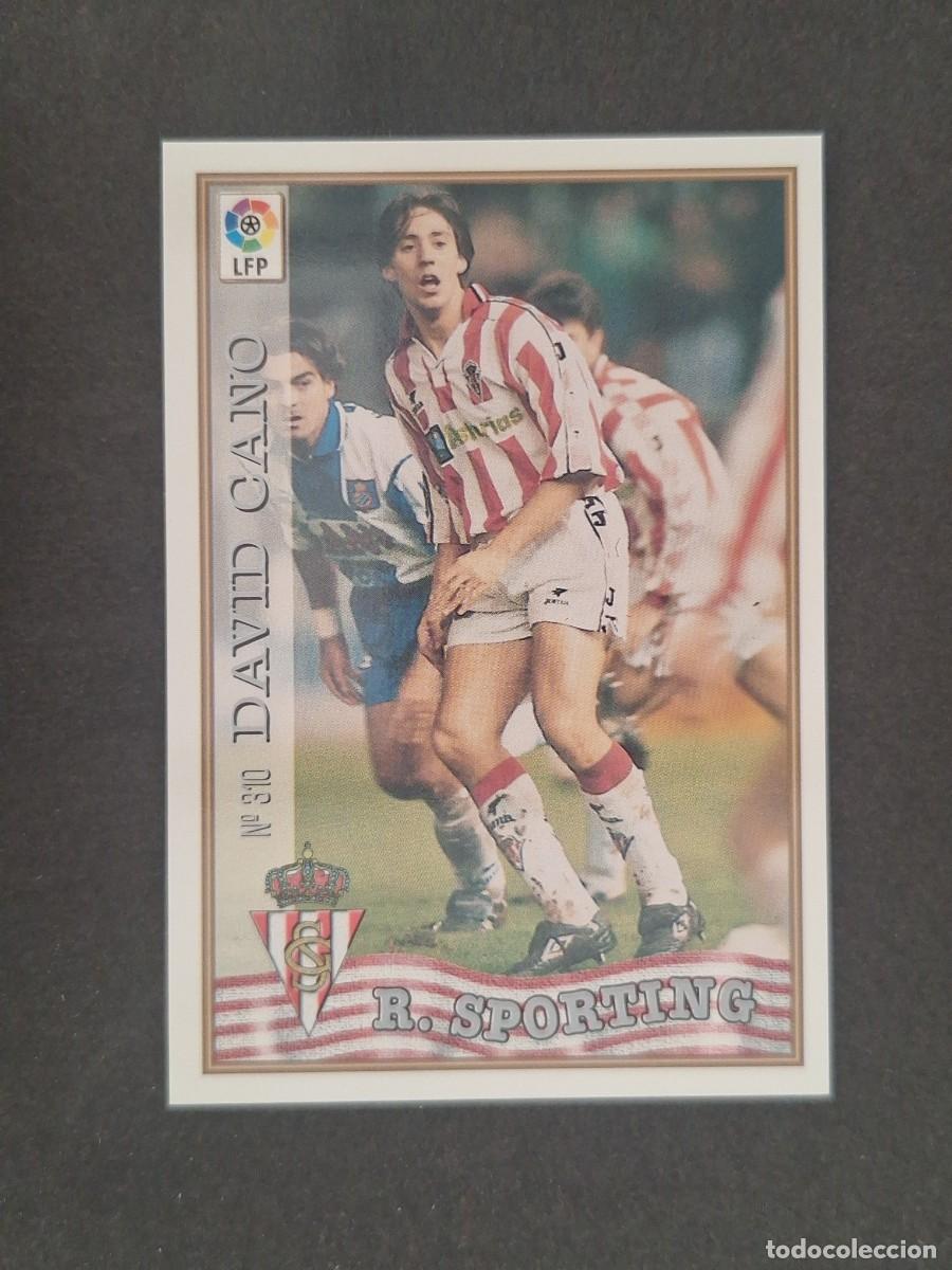 Cromos de Futebol: L1 DAVID CANO SPORTING DE GIJON 310 MUNDICROMO LAS FICHAS DE LA LIGA 1997 1998 97 98